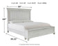 Kanwyn Queen Panel Bed with Storage with Mirrored Dresser and 2 Nightstands Rent Wise Rent To Own Jacksonville, Florida