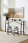 Karisslyn Counter Height Dining Table and 2 Barstools Rent Wise Rent To Own Jacksonville, Florida