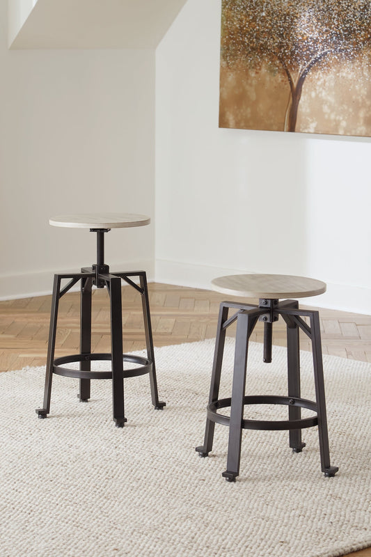 Karisslyn Swivel Stool (2/CN) Rent Wise Rent To Own Jacksonville, Florida