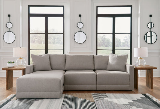 Katany 3-Piece Sectional with Chaise Rent Wise Rent To Own Jacksonville, Florida