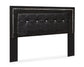 Kaydell King/California King Upholstered Panel Headboard with Mirrored Dresser Rent Wise Rent To Own Jacksonville, Florida