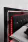 Kaydell King Panel Bed with Storage with Mirrored Dresser and 2 Nightstands Rent Wise Rent To Own Jacksonville, Florida