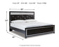 Kaydell King Upholstered Panel Bed with Mirrored Dresser Rent Wise Rent To Own Jacksonville, Florida