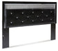 Kaydell King Upholstered Panel Headboard with Mirrored Dresser and 2 Nightstands Rent Wise Rent To Own Jacksonville, Florida