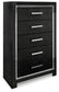 Kaydell King Upholstered Panel Platform Bed with Mirrored Dresser and Chest Rent Wise Rent To Own Jacksonville, Florida
