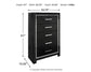 Kaydell King Upholstered Panel Platform Bed with Mirrored Dresser and Chest Rent Wise Rent To Own Jacksonville, Florida