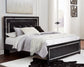 Kaydell Queen/Full Upholstered Panel Headboard with Mirrored Dresser Rent Wise Rent To Own Jacksonville, Florida