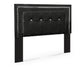 Kaydell Queen/Full Upholstered Panel Headboard with Mirrored Dresser Rent Wise Rent To Own Jacksonville, Florida
