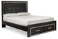 Kaydell Queen Panel Bed with Storage with Mirrored Dresser, Chest and Nightstand Rent Wise Rent To Own Jacksonville, Florida