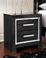 Kaydell Queen Upholstered Panel Bed with Mirrored Dresser and 2 Nightstands Rent Wise Rent To Own Jacksonville, Florida