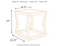 Kelton Rectangular End Table Rent Wise Rent To Own Jacksonville, Florida
