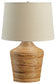 Kerrus Rattan Table Lamp (1/CN) Rent Wise Rent To Own Jacksonville, Florida