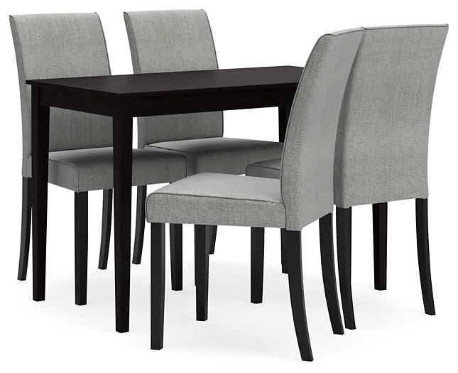 Kimonte Dining Table and 4 Chairs Rent Wise Rent To Own Jacksonville, Florida