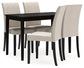 Kimonte Dining Table and 4 Chairs Rent Wise Rent To Own Jacksonville, Florida