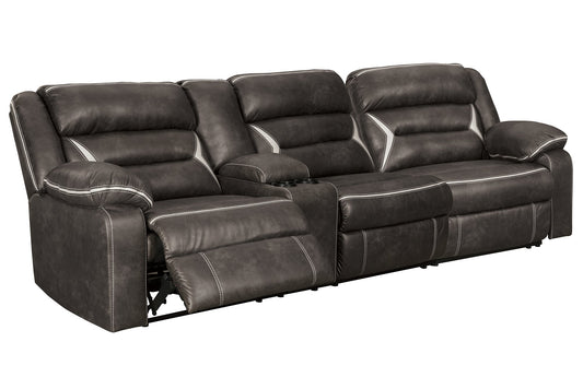 Kincord 2-Piece Power Reclining Sectional Rent Wise Rent To Own Jacksonville, Florida