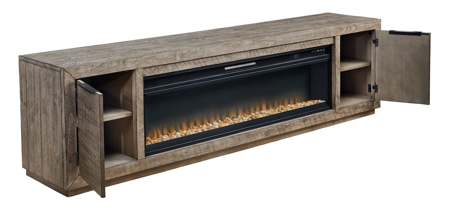 Krystanza TV Stand with Electric Fireplace Rent Wise Rent To Own Jacksonville, Florida