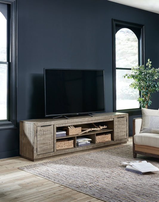 Krystanza XL TV Stand w/Fireplace Option Rent Wise Rent To Own Jacksonville, Florida