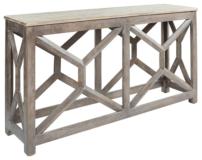 Lanzburg Console Sofa Table Rent Wise Rent To Own Jacksonville, Florida