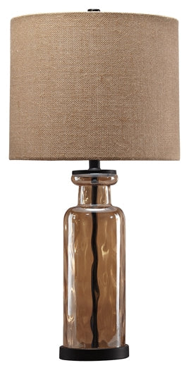 Laurentia Glass Table Lamp (1/CN) Rent Wise Rent To Own Jacksonville, Florida
