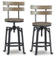Lesterton Counter Height Dining Table and 2 Barstools Rent Wise Rent To Own Jacksonville, Florida