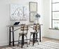 Lesterton Counter Height Dining Table and 2 Barstools Rent Wise Rent To Own Jacksonville, Florida