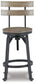 Lesterton Swivel Barstool (2/CN) Rent Wise Rent To Own Jacksonville, Florida