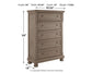 Lettner California King Sleigh Bed with Mirrored Dresser and Chest Rent Wise Rent To Own Jacksonville, Florida