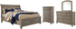 Lettner California King Sleigh Bed with Mirrored Dresser and Chest Rent Wise Rent To Own Jacksonville, Florida