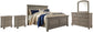 Lettner King Panel Bed with Mirrored Dresser and 2 Nightstands Rent Wise Rent To Own Jacksonville, Florida