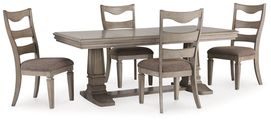 Lexorne Dining Table and 4 Chairs Rent Wise Rent To Own Jacksonville, Florida