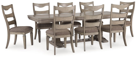 Lexorne Dining Table and 8 Chairs Rent Wise Rent To Own Jacksonville, Florida