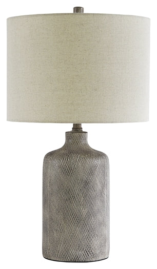 Linus Ceramic Table Lamp (1/CN) Rent Wise Rent To Own Jacksonville, Florida