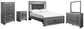 Lodanna Full Panel Bed with 2 Storage Drawers with Mirrored Dresser, Chest and Nightstand Rent Wise Rent To Own Jacksonville, Florida