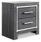 Lodanna Full Panel Bed with 2 Storage Drawers with Mirrored Dresser and 2 Nightstands Rent Wise Rent To Own Jacksonville, Florida