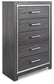 Lodanna Full Panel Bed with 2 Storage Drawers with Mirrored Dresser and Chest Rent Wise Rent To Own Jacksonville, Florida