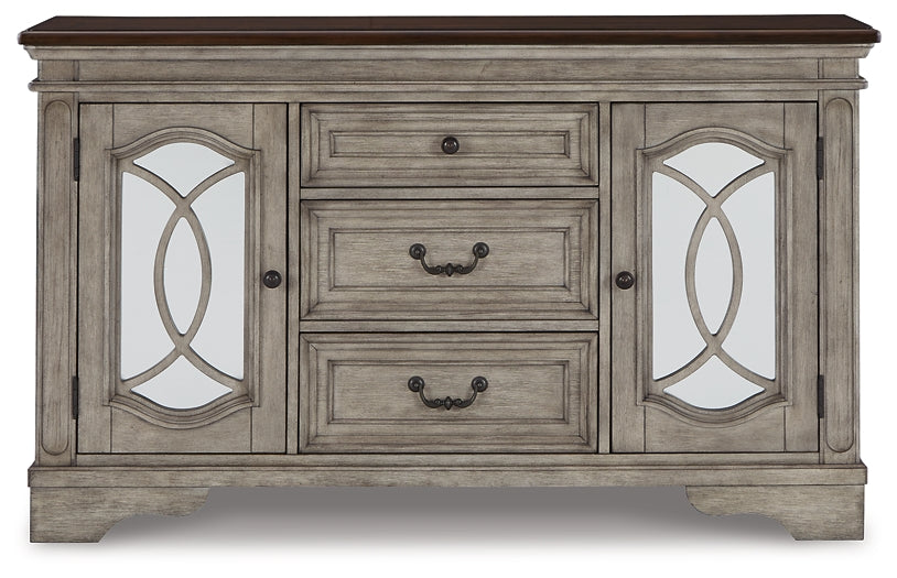 Lodenbay Dining Table and 6 Chairs with Storage Rent Wise Rent To Own Jacksonville, Florida