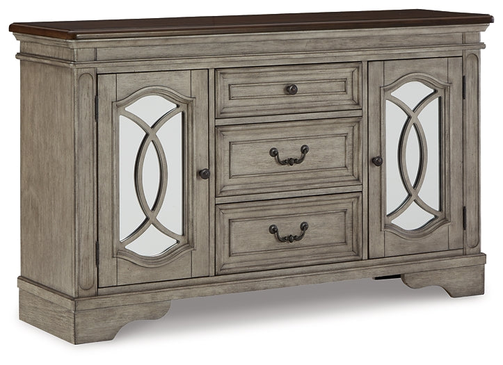 Lodenbay Dining Table and 6 Chairs with Storage Rent Wise Rent To Own Jacksonville, Florida