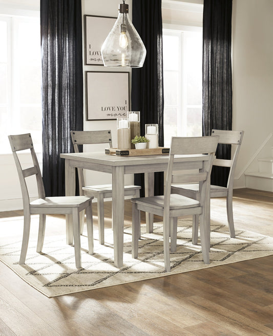 Loratti Square DRM Table Set (5/CN) Rent Wise Rent To Own Jacksonville, Florida