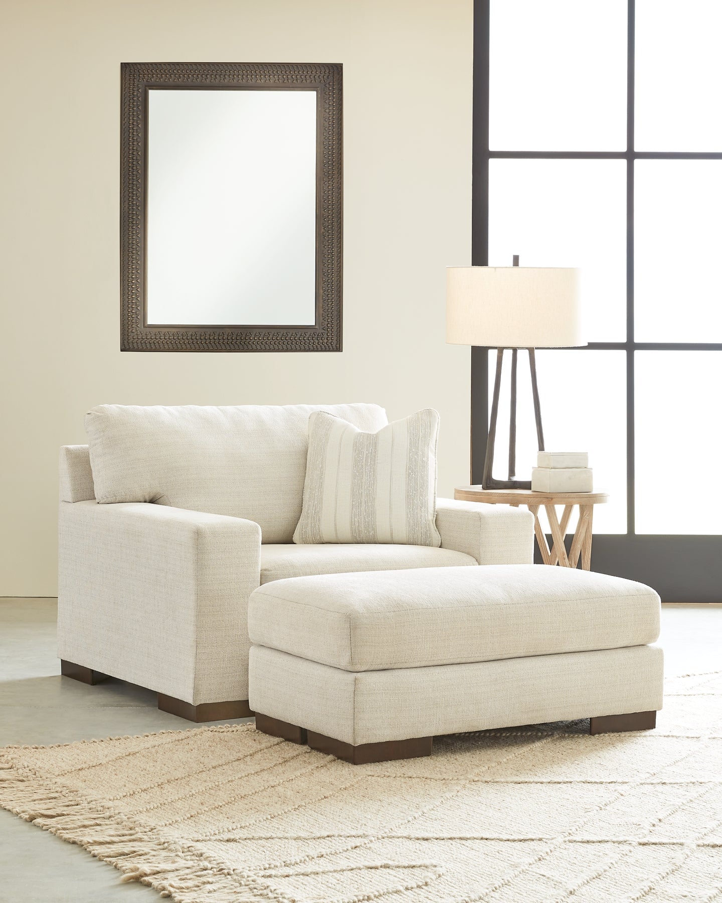 Maggie Chair and Ottoman Rent Wise Rent To Own Jacksonville, Florida
