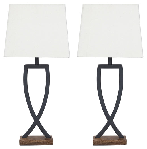 Makara Metal Table Lamp (2/CN) Rent Wise Rent To Own Jacksonville, Florida