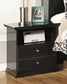 Maribel Twin Panel Headboard with Mirrored Dresser, Chest and Nightstand Rent Wise Rent To Own Jacksonville, Florida