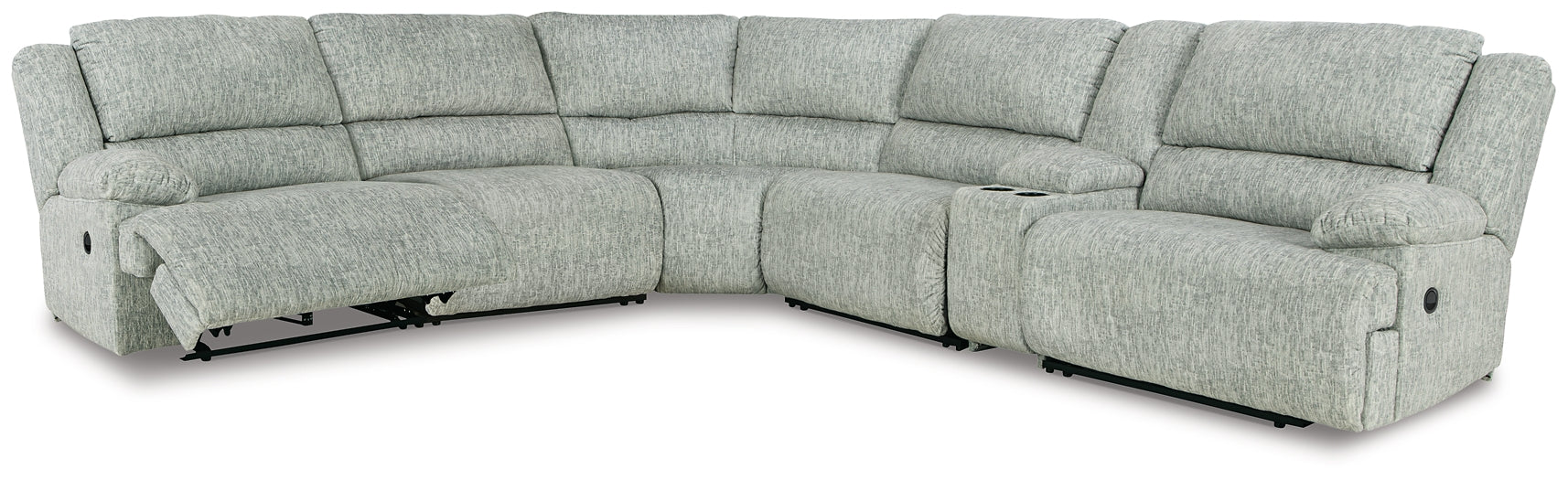 McClelland 6-Piece Reclining Sectional Rent Wise Rent To Own Jacksonville, Florida