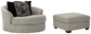 Megginson Chair and Ottoman Rent Wise Rent To Own Jacksonville, Florida