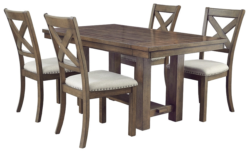 Moriville Dining Table and 4 Chairs Rent Wise Rent To Own Jacksonville, Florida