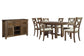 Moriville Dining Table and 6 Chairs with Storage Rent Wise Rent To Own Jacksonville, Florida