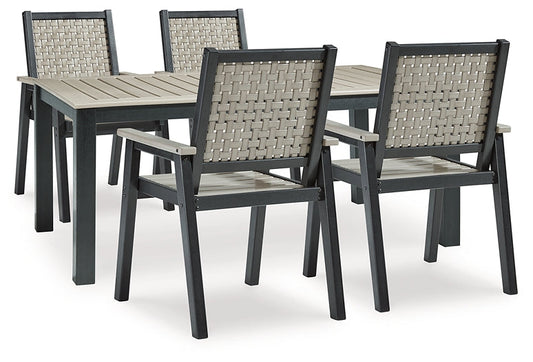 Mount Valley Outdoor Dining Table and 4 Chairs Rent Wise Rent To Own Jacksonville, Florida