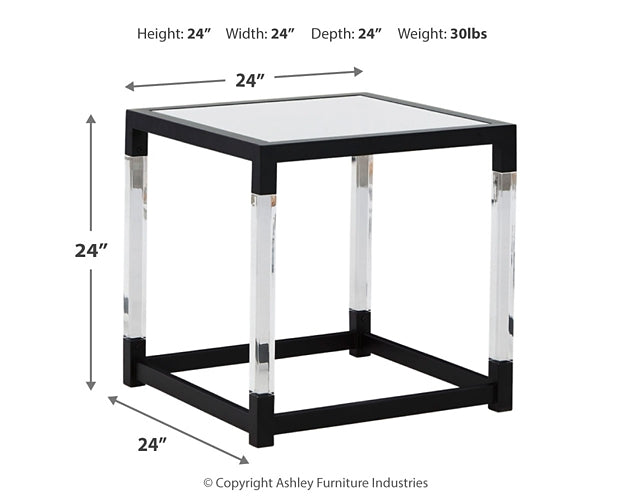 Nallynx Square End Table Rent Wise Rent To Own Jacksonville, Florida