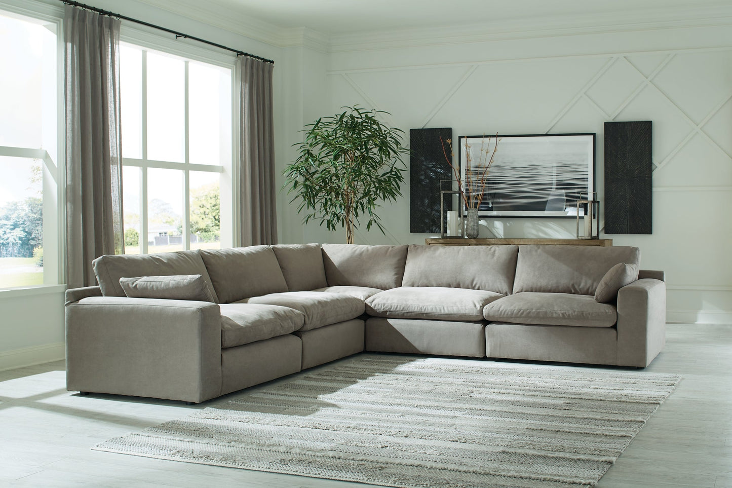 Next-Gen Gaucho 5-Piece Sectional Rent Wise Rent To Own Jacksonville, Florida