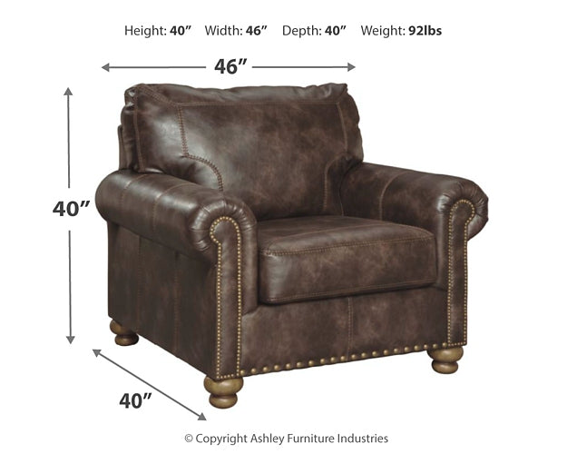Nicorvo Chair and Ottoman Rent Wise Rent To Own Jacksonville, Florida