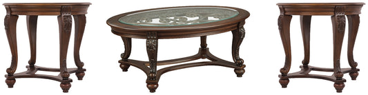 Norcastle Coffee Table with 2 End Tables Rent Wise Rent To Own Jacksonville, Florida